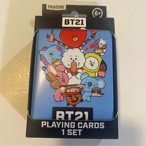 Paladone BT21 playing cards in embossed tin sealed NIP